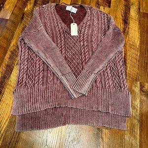 NWT Vintage wash sweater, Womens S/M
